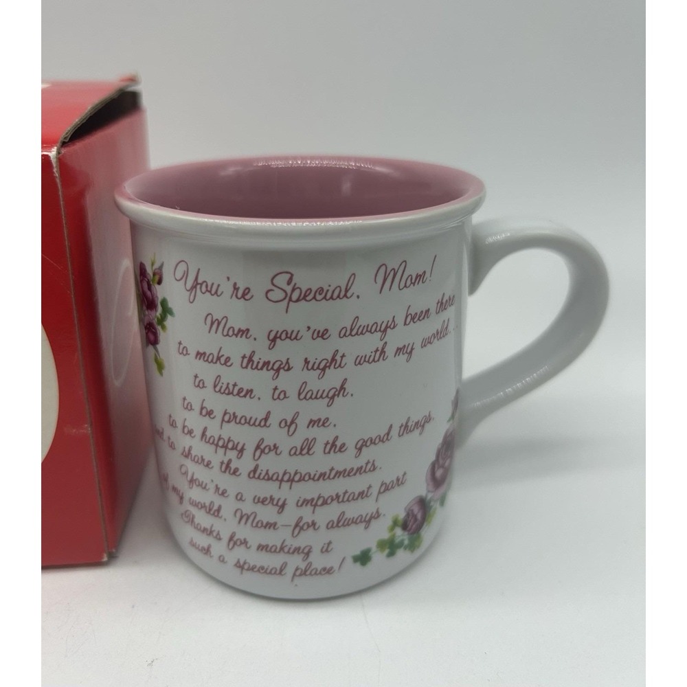 Vtg Mom Gift Carlton Cards You're Special Mom Mug NEW in Box NOS Mother's Day